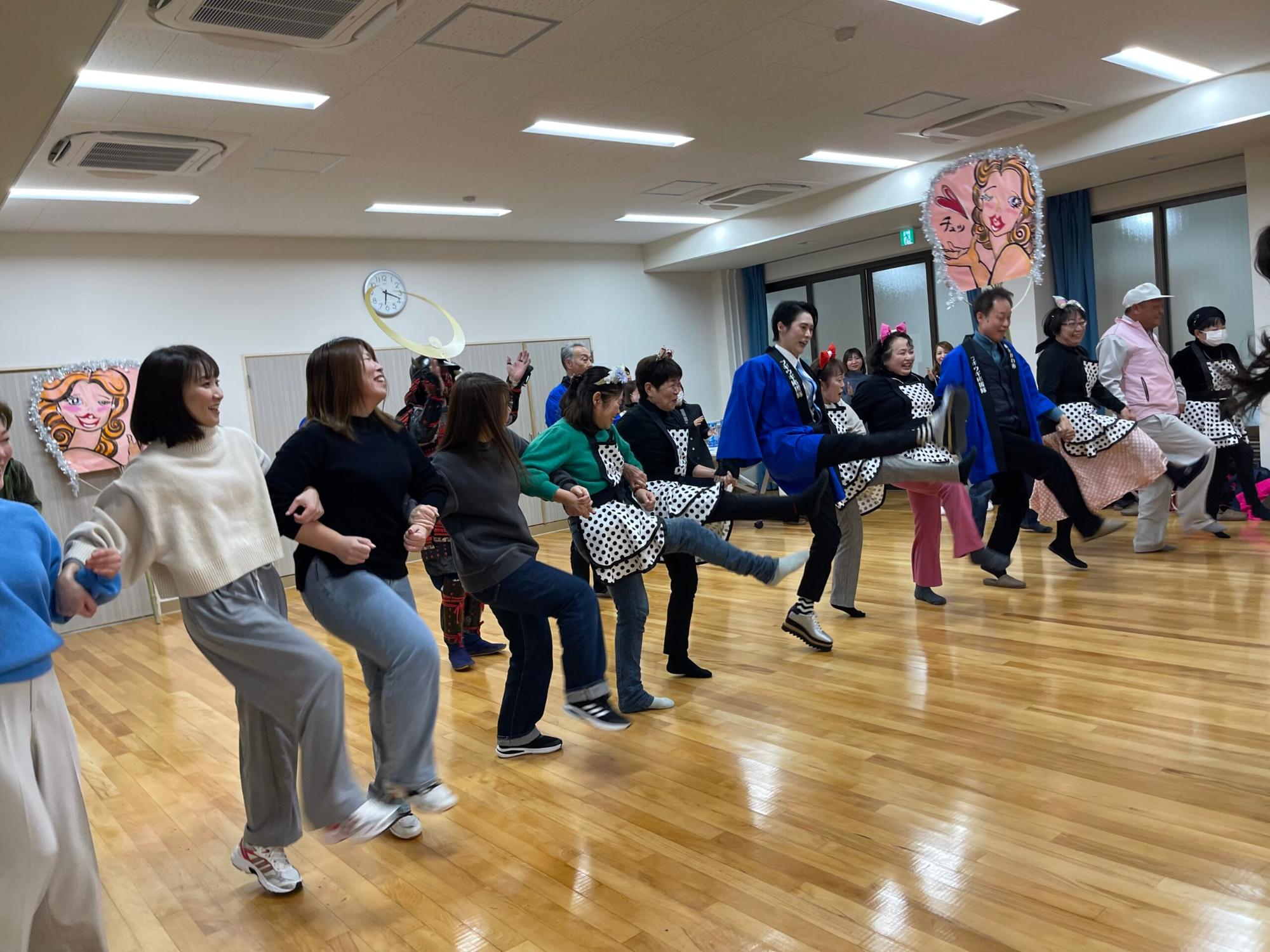 翼和希さんとの交流の様子