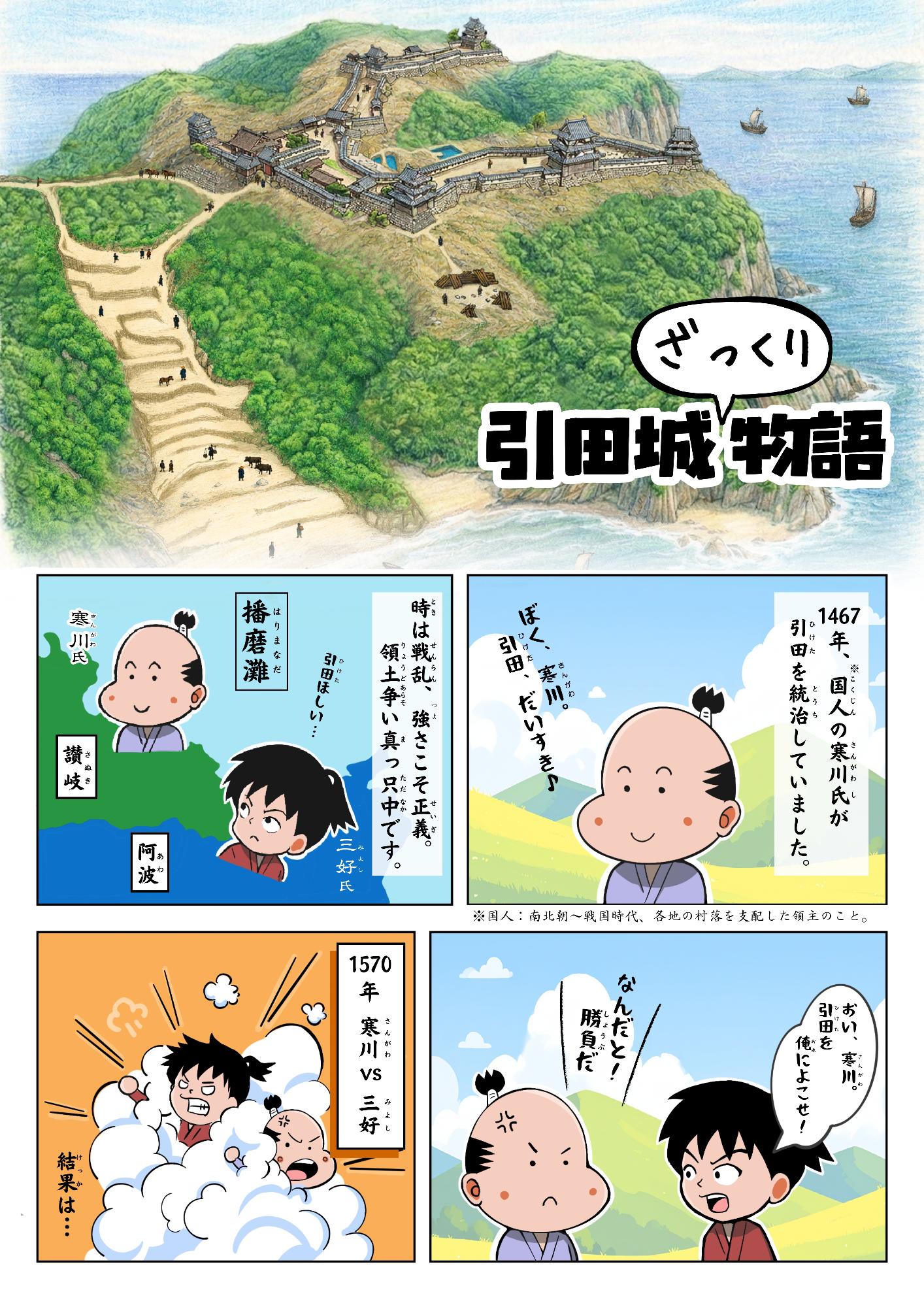 引田城ざっくり物語