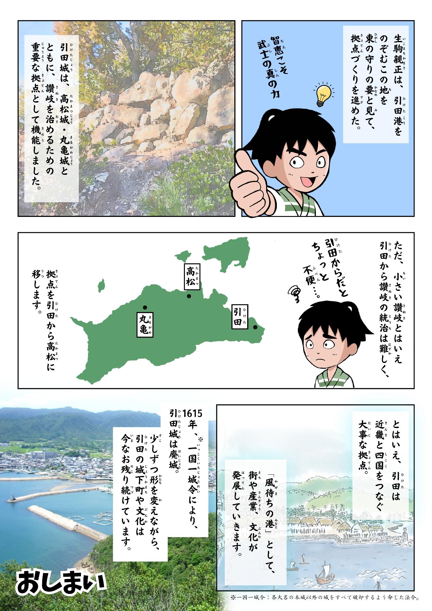 引田城ざっくり物語