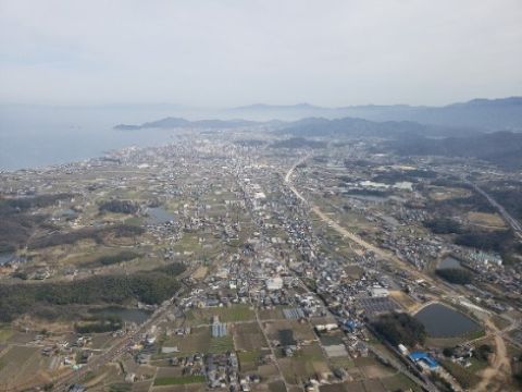 東かがわ市航空写真