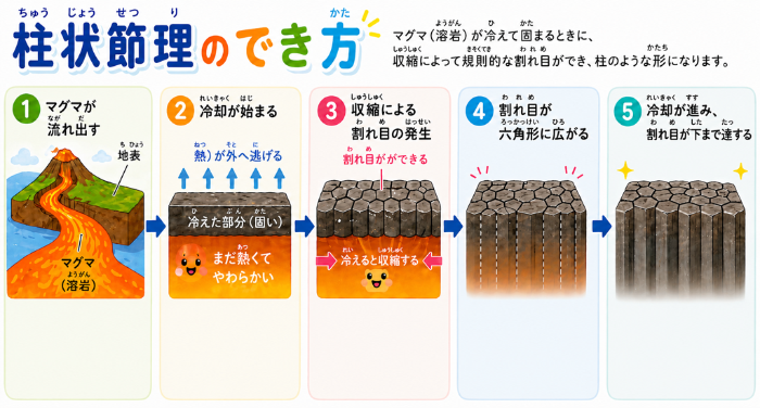 柱状節理のでき方