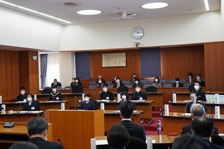 総合教育会議が行われている様子の写真