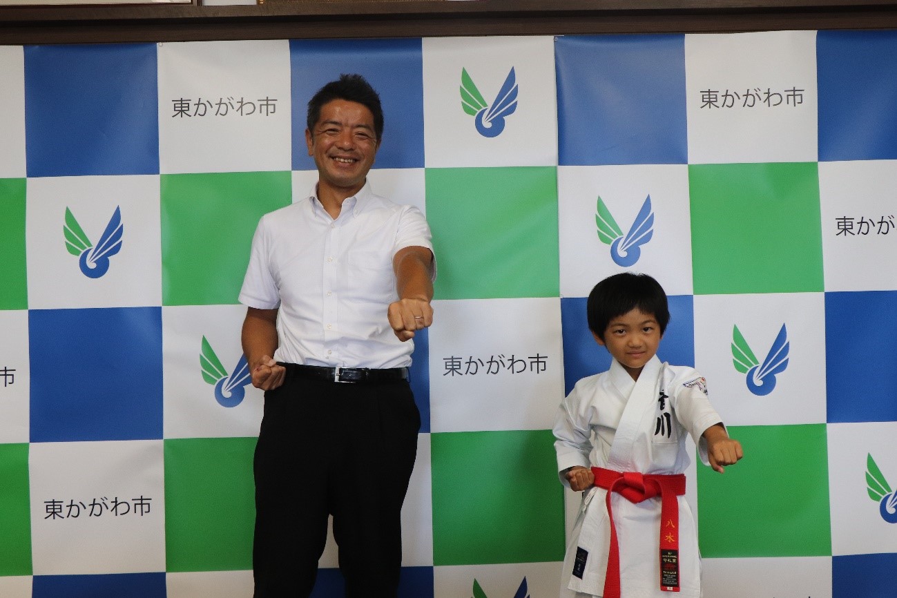 R07全日本少年少女空手道選手権大会本大会出場者表敬訪問01