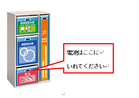 回収ボックスのイラスト