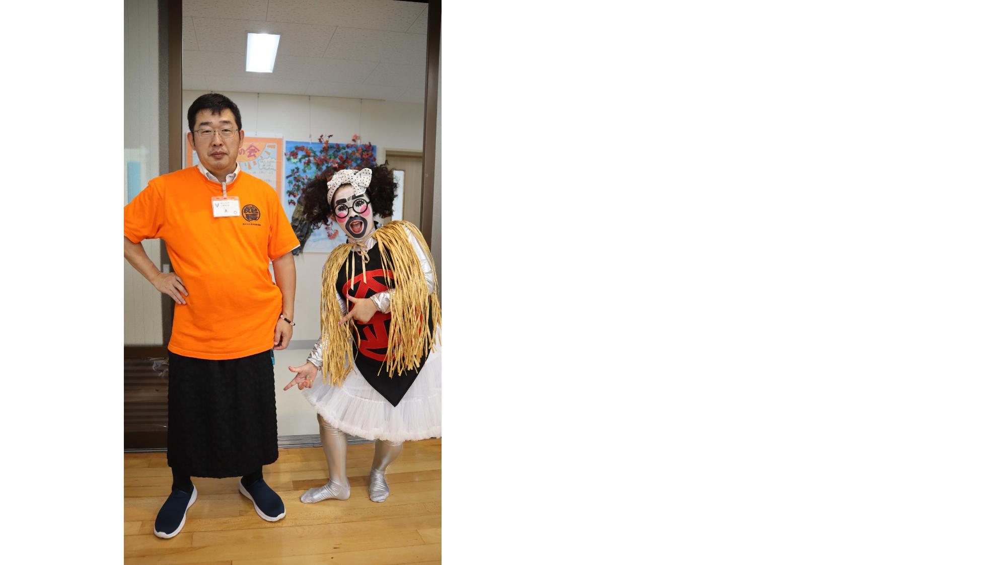 館長と蓬郷さん