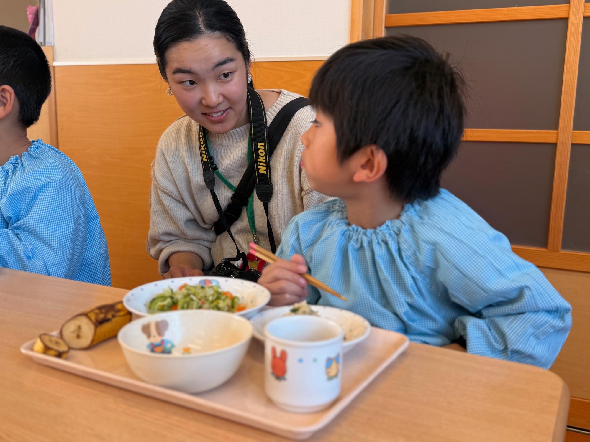 協力隊と子ども