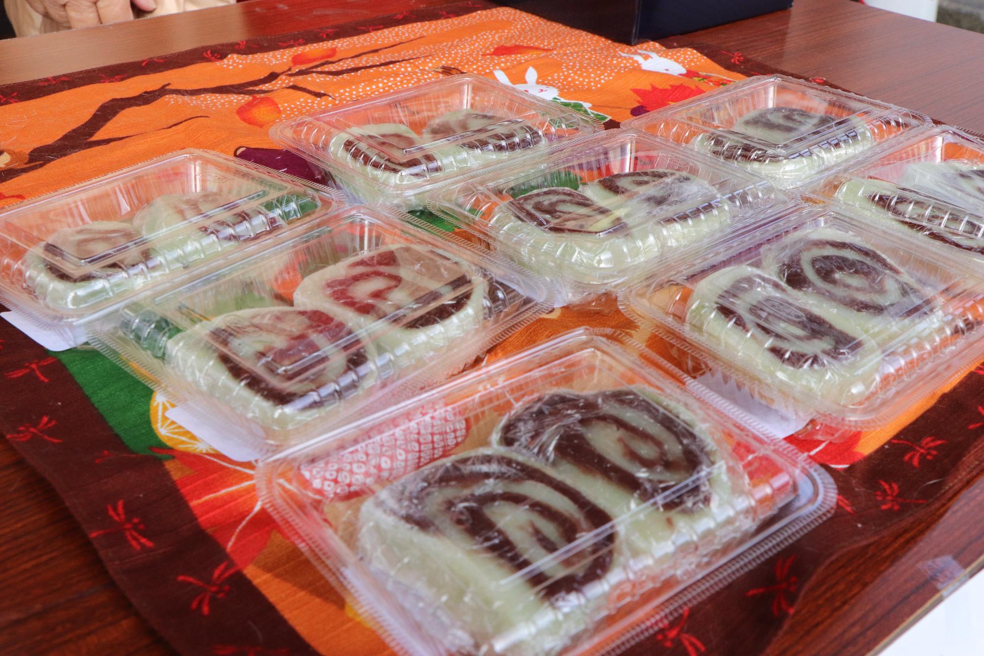 ▲即完売のパセリうすまき餅