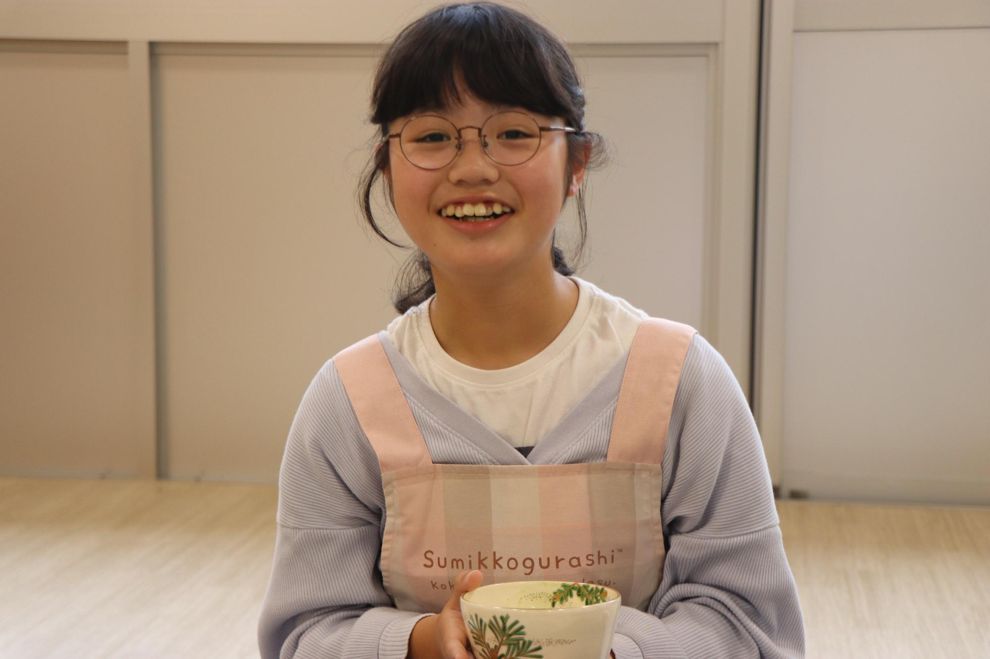 お茶もおいしいです