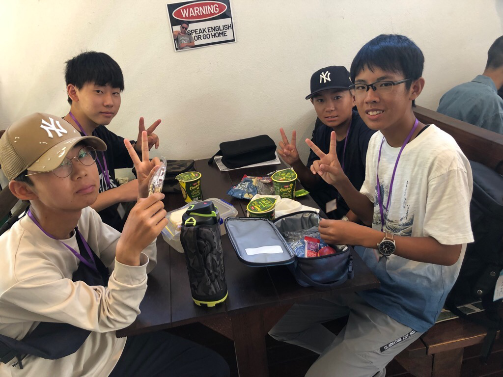 ホストファミリーが作ってくれたお弁当