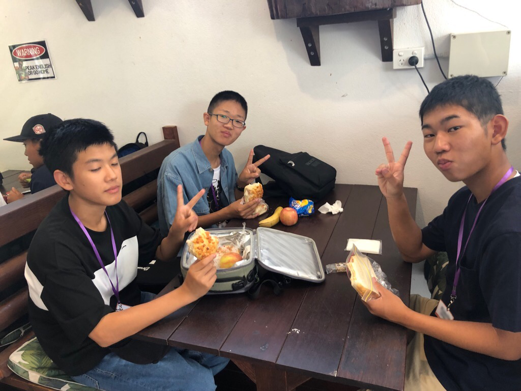 ホストファミリーが作ってくれたお弁当
