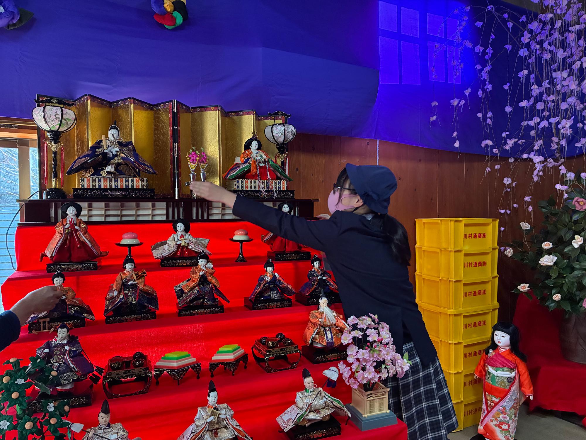 引田ひなまつりの準備進む