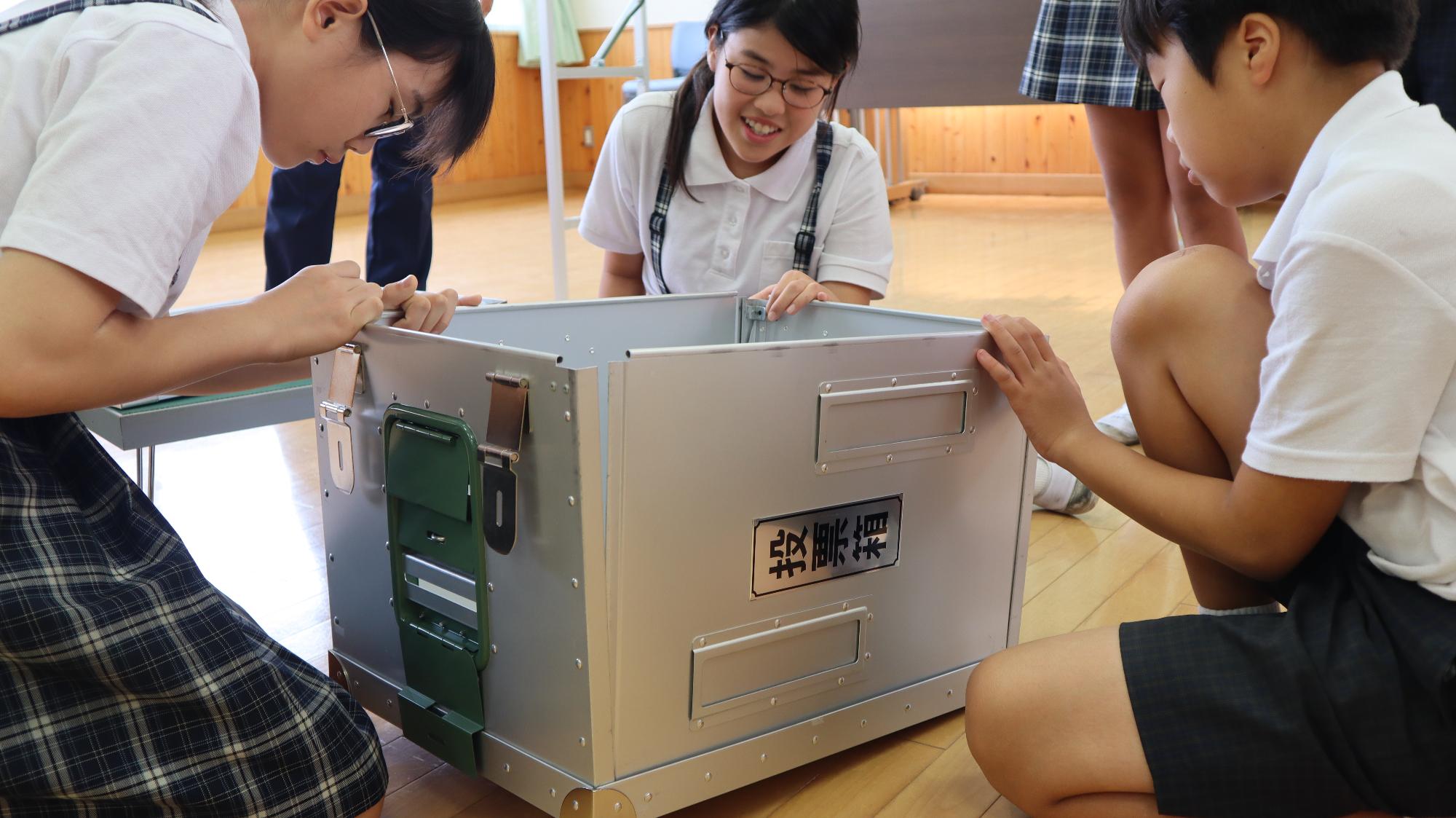 選挙啓発出前授業の様子