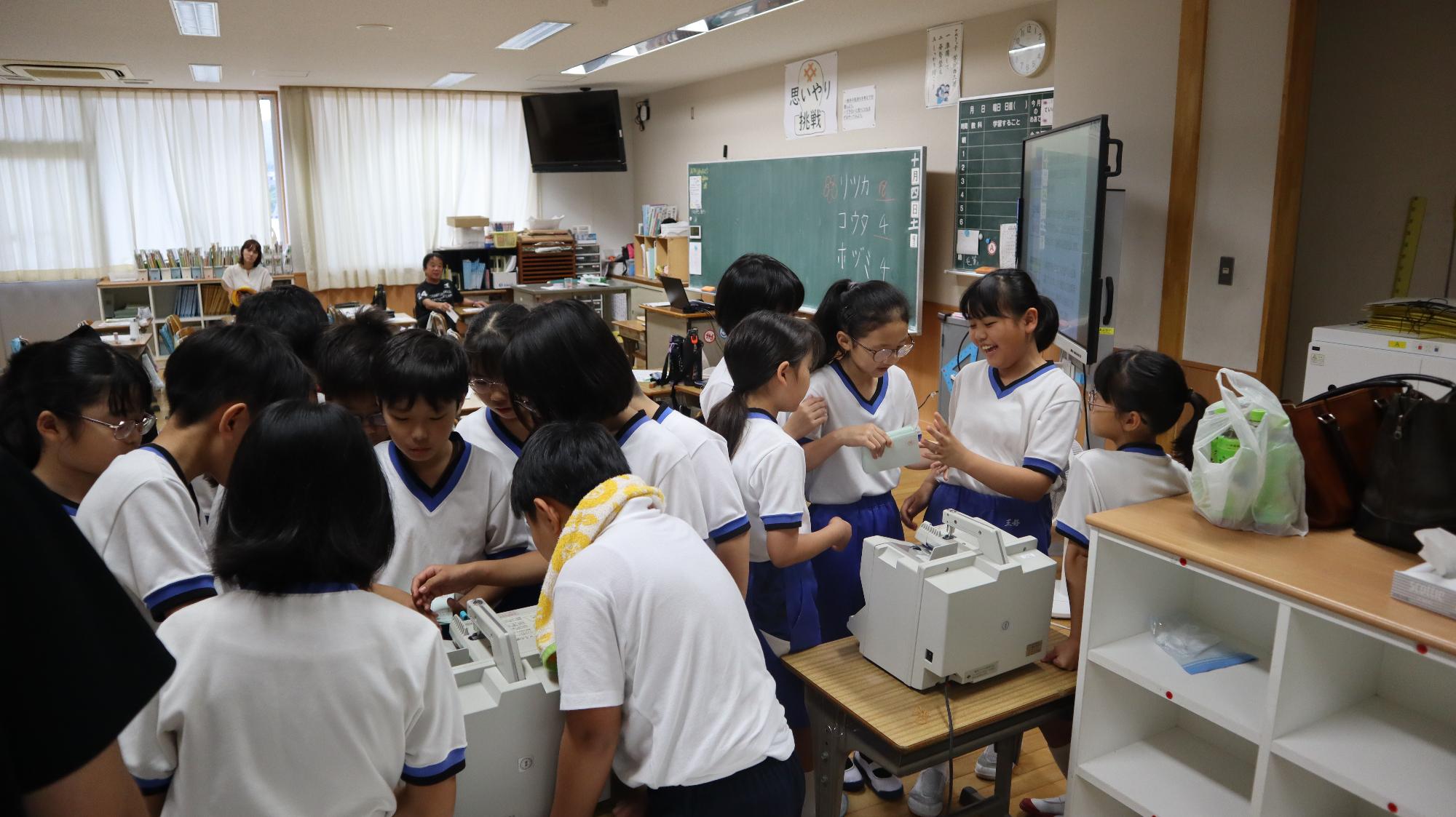 選挙啓発出前授業の様子
