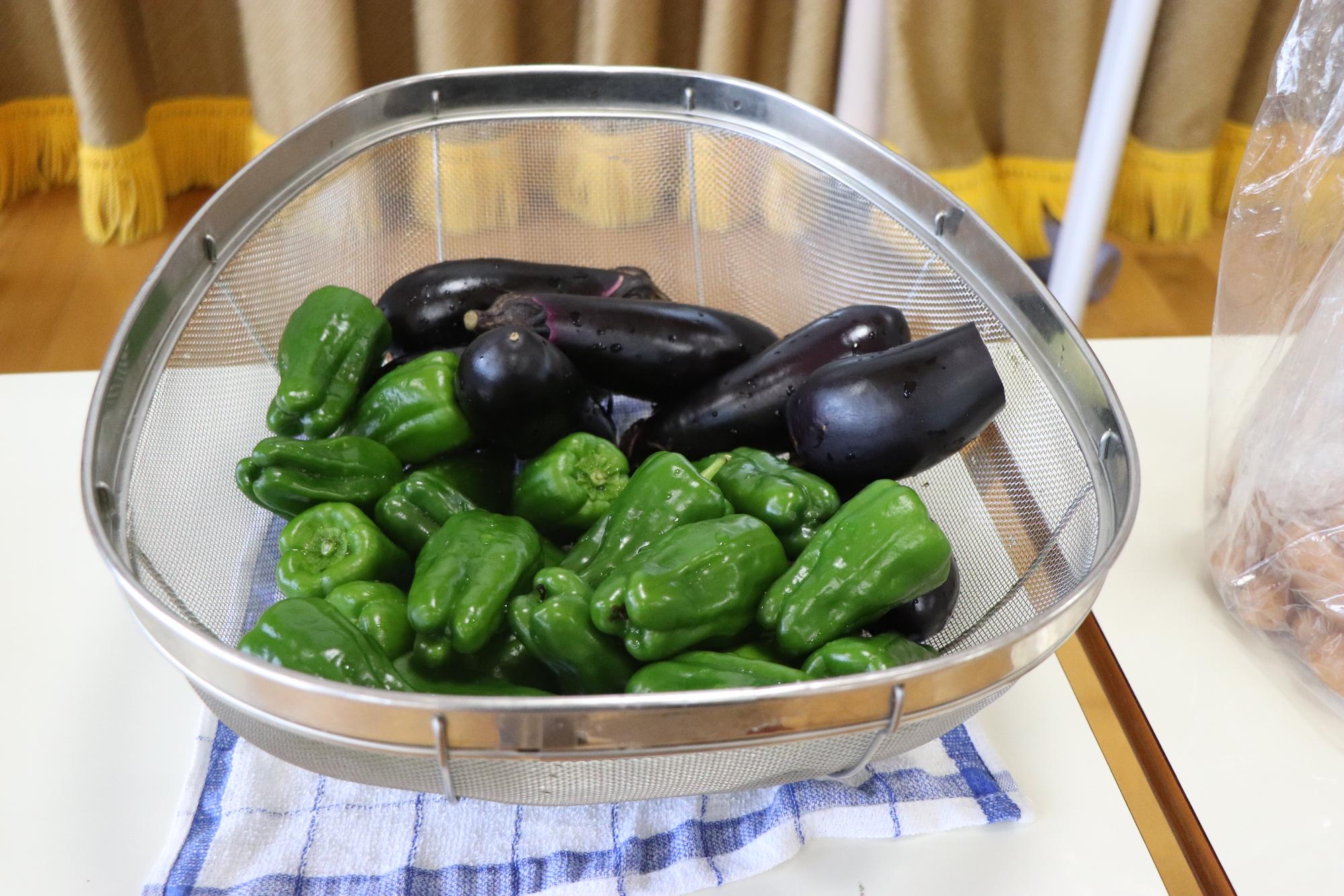 栽培・収穫した野菜