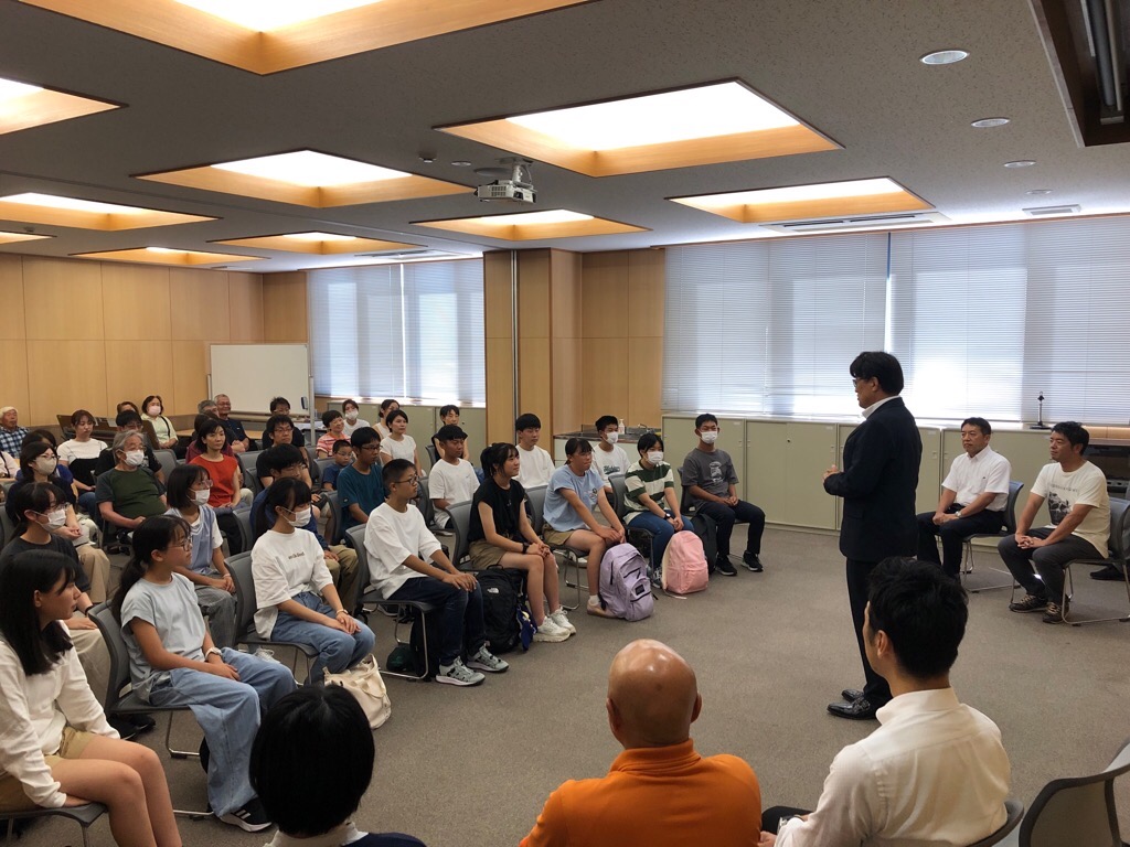 出発式 派遣団長挨拶