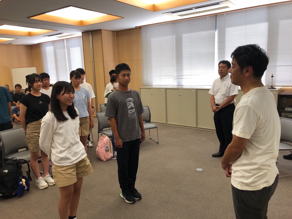 出発式 派遣団生徒代表挨拶