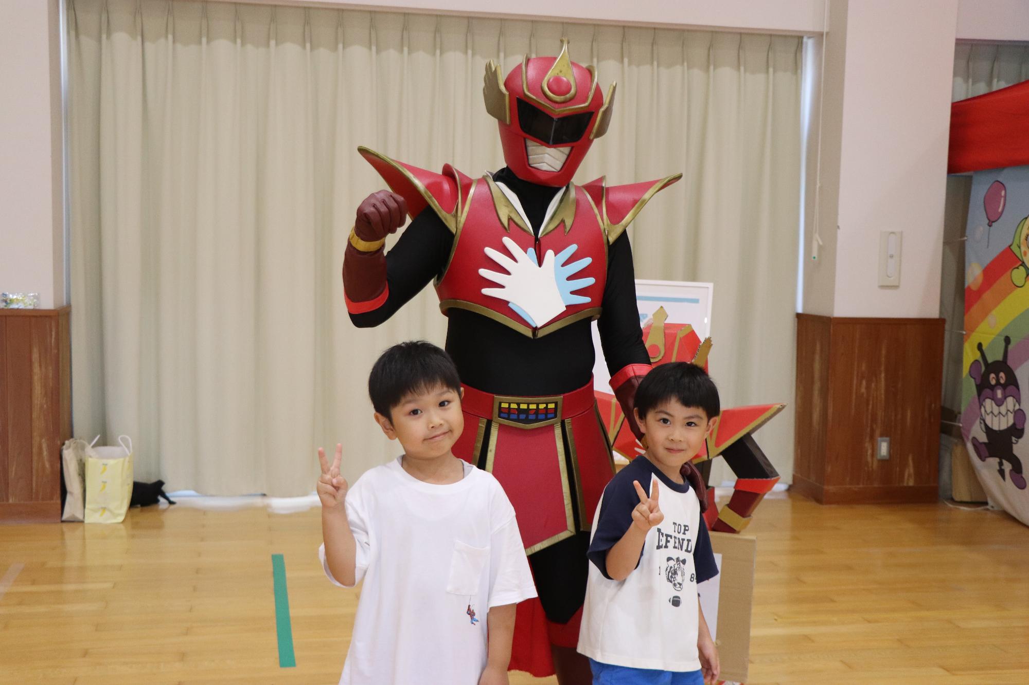 てぶくろマンと「はい、チーズ！」