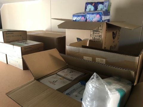 大内大川小中学校備蓄倉庫