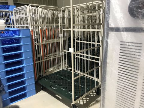 仕分けするためのワゴン