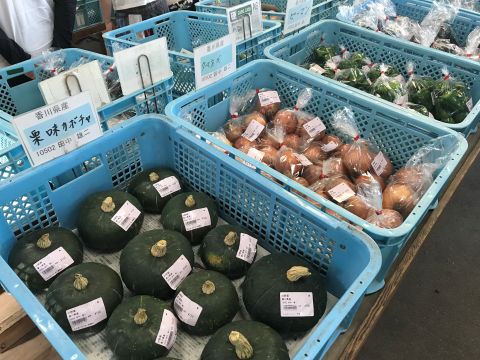 ふれあい市の様子