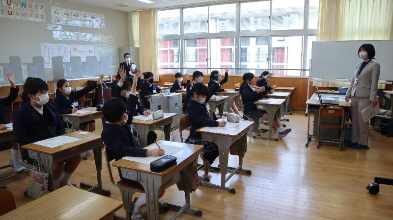 令和6年2月3日 引田小学校で選挙啓発出前授業を行いました