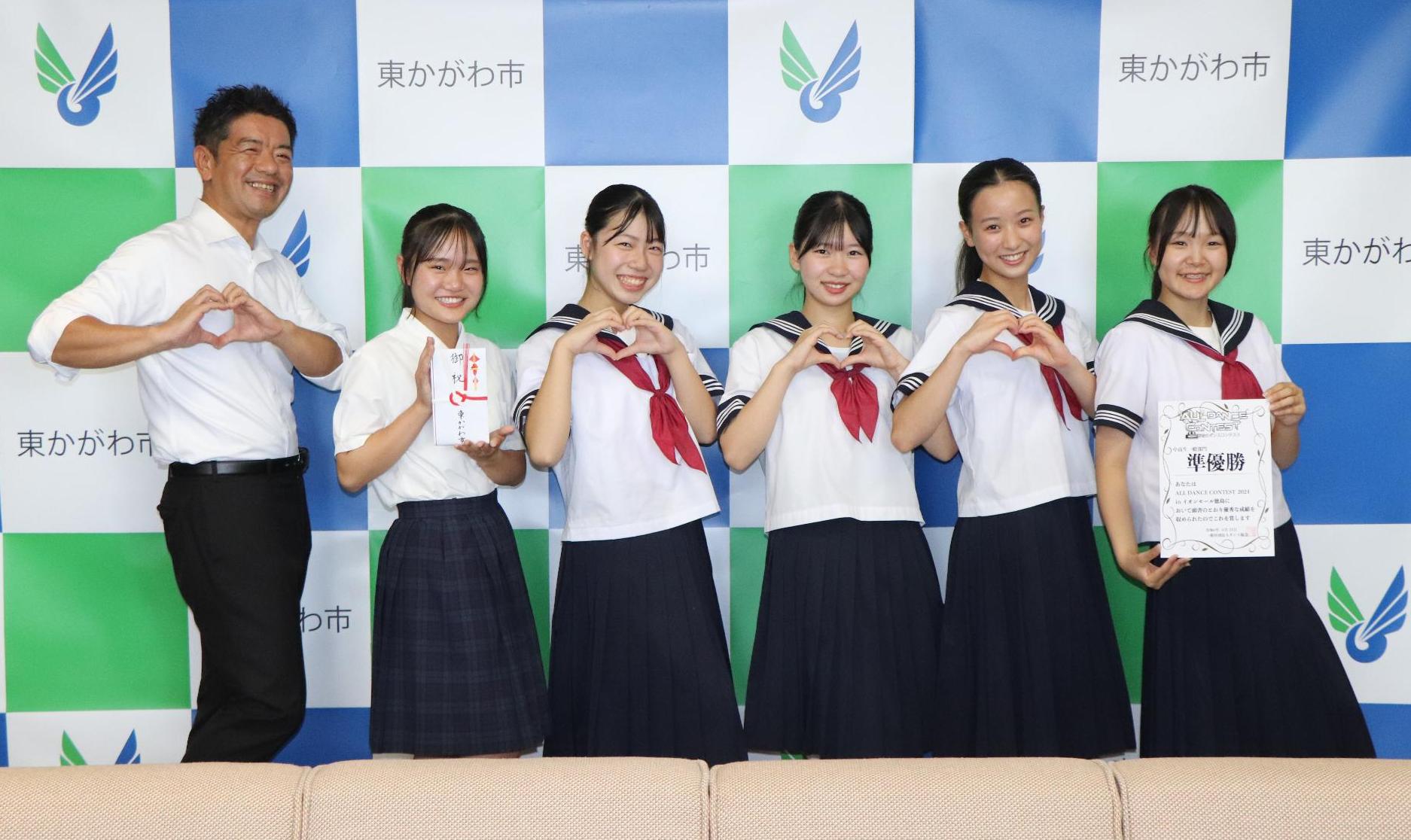 R06全国ダンスパフォーマンスコンテスト2024全国決勝大会出場者表敬訪問01