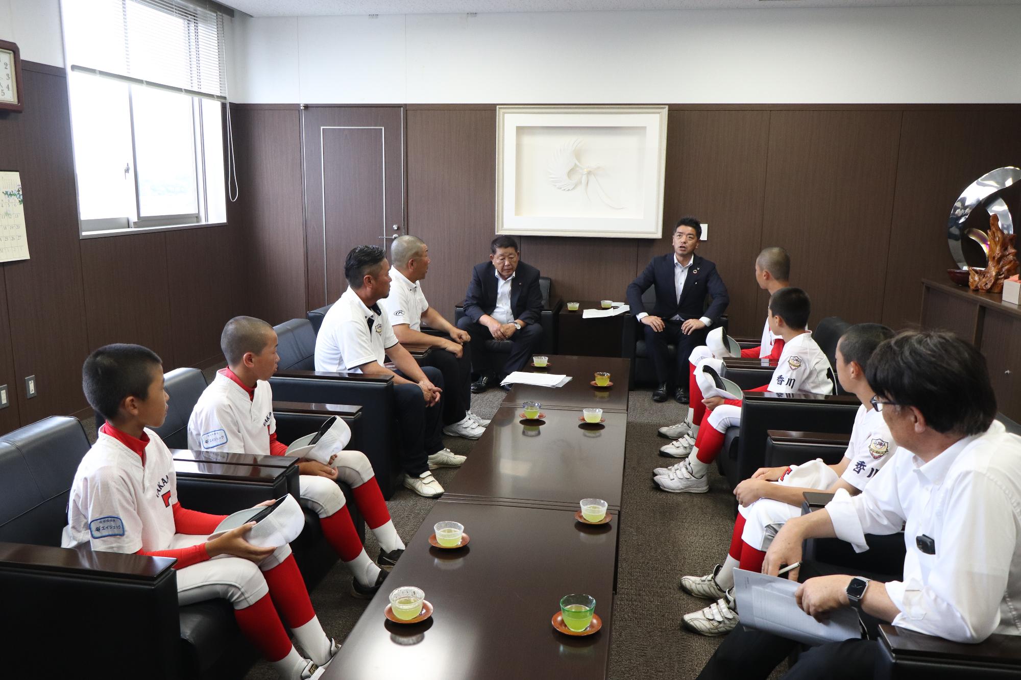 R06日本リトルシニア日本選手権出場者表敬訪問2