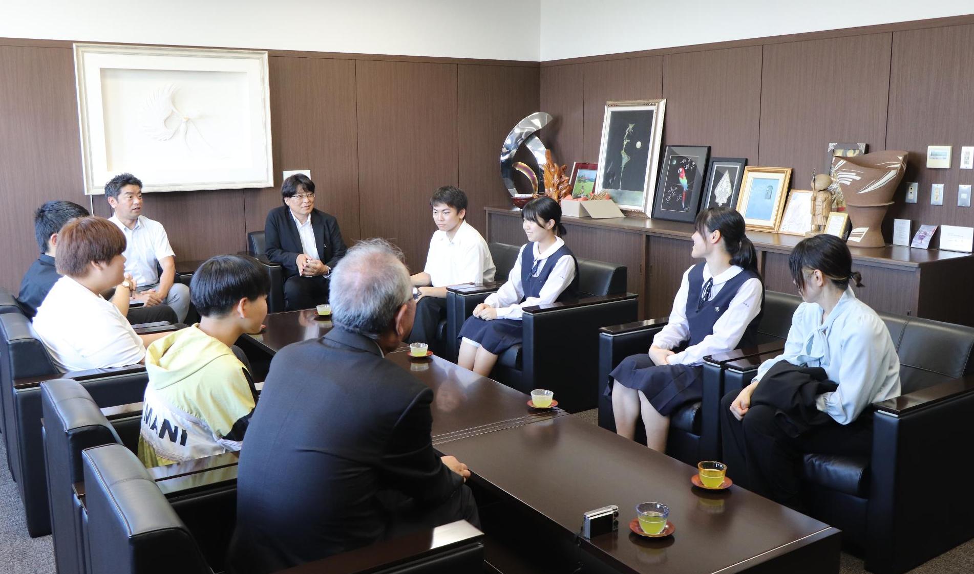R06三本松高校表敬訪問2