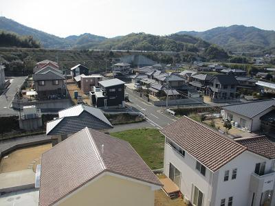 三殿地区の宅地分譲の様子の写真